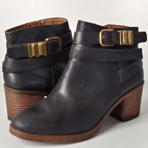 LUCKY BRAND 'Raisa' Leather Moto Bootie